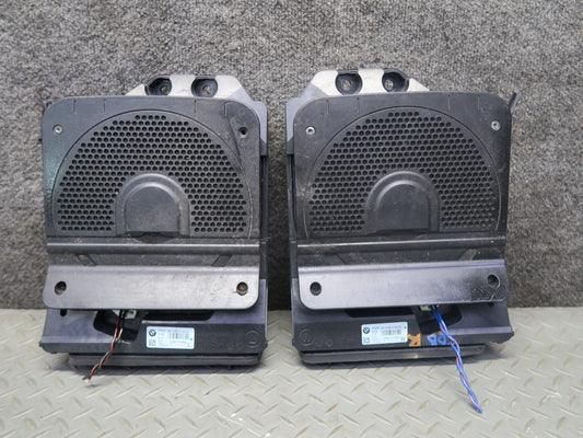 14-16 BMW F30 F32 F34 335i Left & Right Under Seat Hi-fi Subwoofer Speaker Set