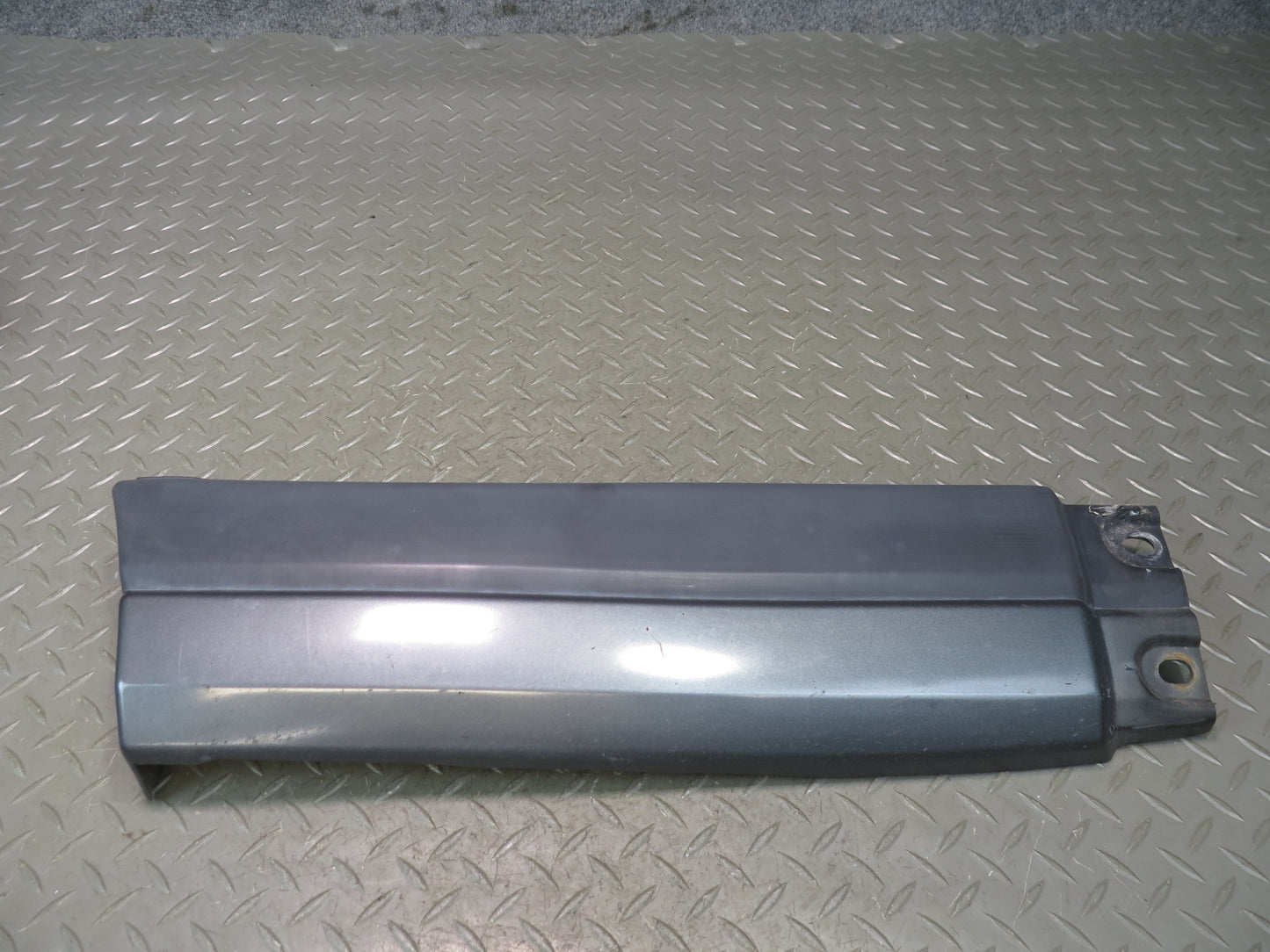 81-83 Datsun 280ZX S130 2+0 Rear Bumper Left & Right Trim Molding Gray Set OEM