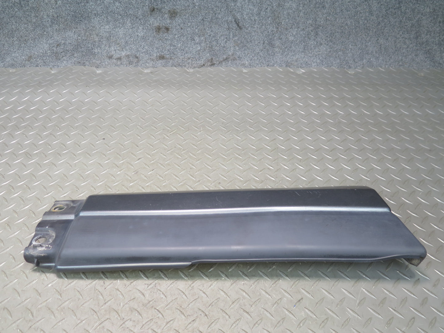 81-83 Datsun 280ZX S130 2+0 Rear Bumper Left & Right Trim Molding Gray Set OEM