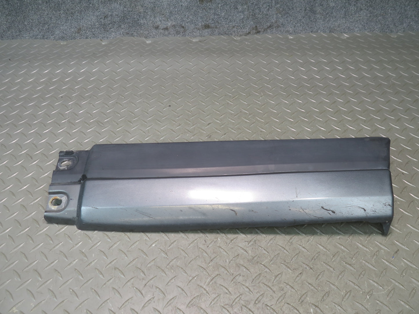 81-83 Datsun 280ZX S130 2+0 Rear Bumper Left & Right Trim Molding Gray Set OEM