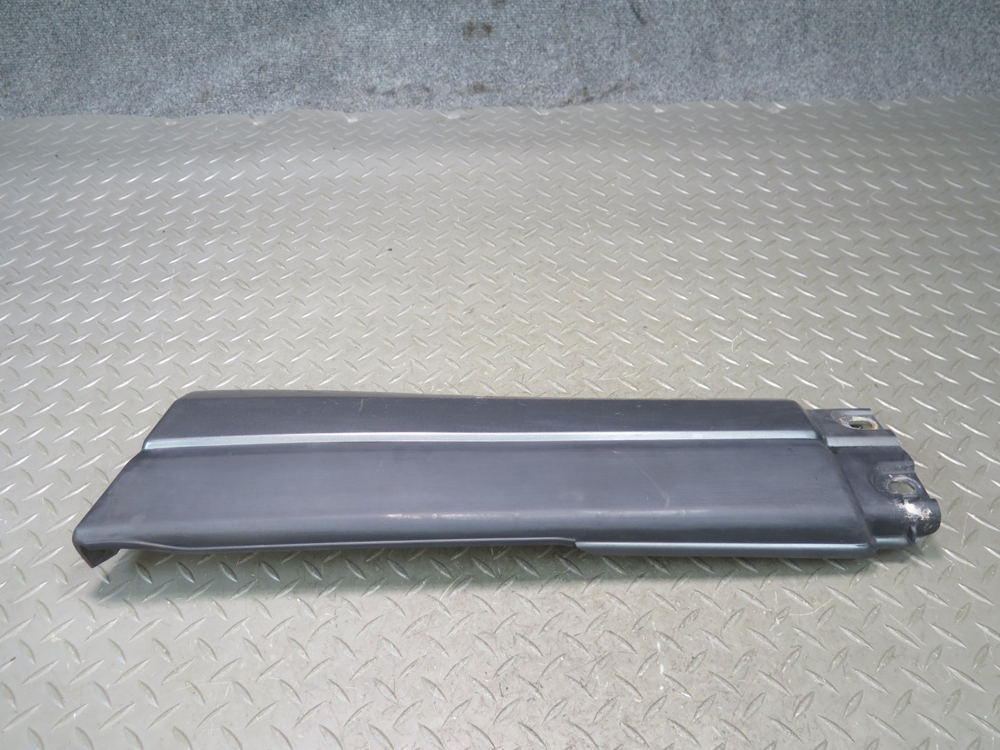 81-83 Datsun 280ZX S130 2+0 Rear Bumper Left & Right Trim Molding Gray Set OEM