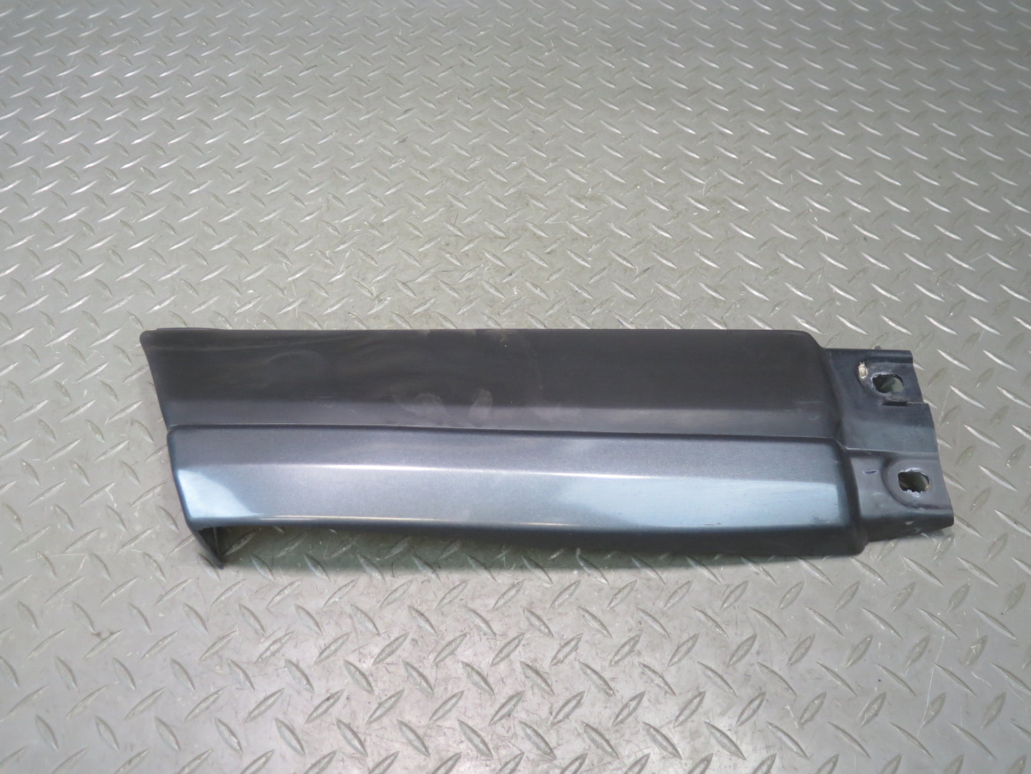 81-83 Datsun 280ZX S130 2+0 Front Bumper Left & Right Trim Molding Gray Set OEM
