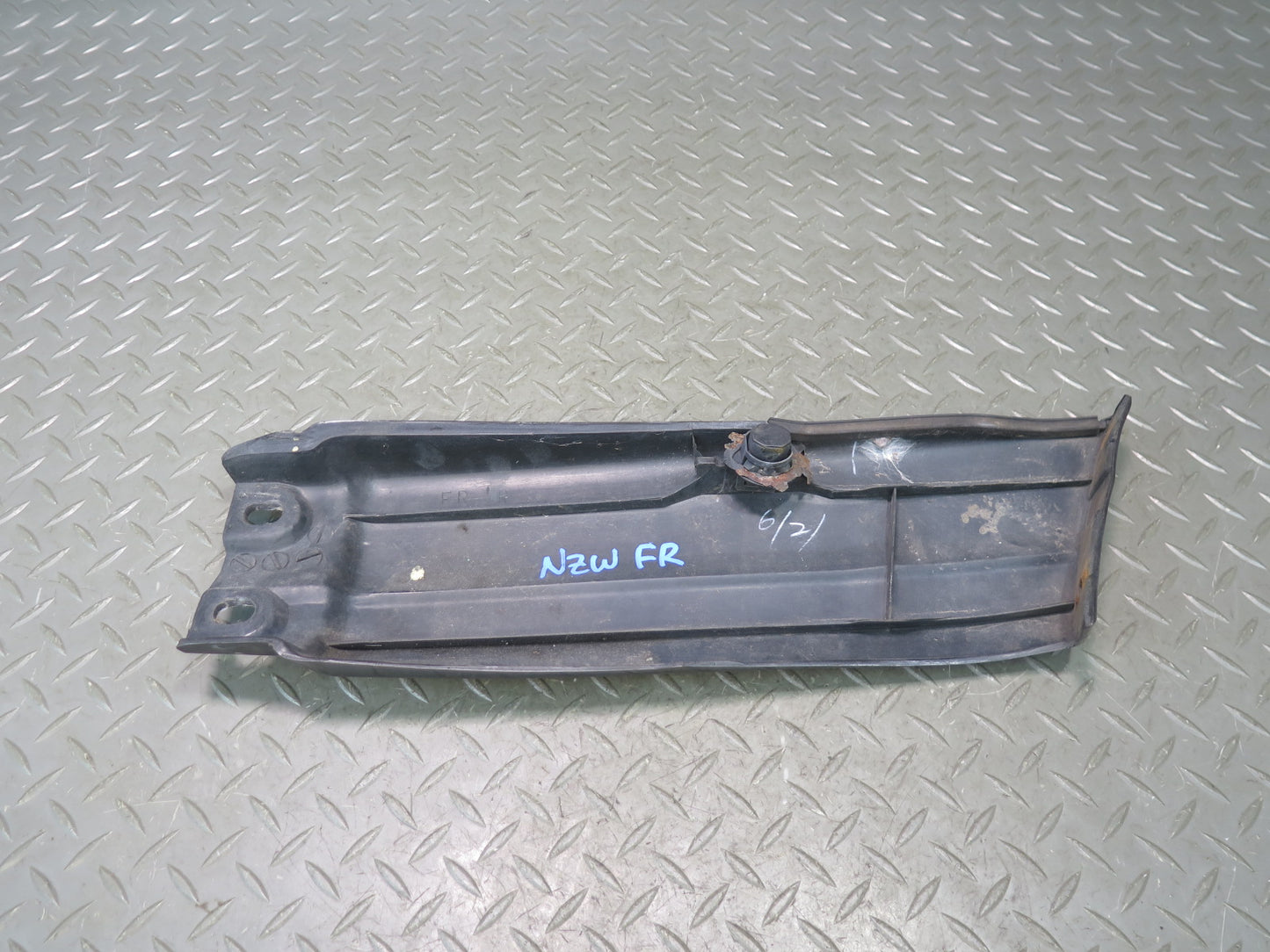 81-83 Datsun 280ZX S130 2+0 Front Bumper Left & Right Trim Molding Gray Set OEM