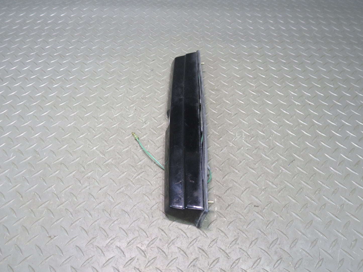 79-83 Datsun 280ZX S130 Rear License Plate Light TAG Trunk Trim Black OEM