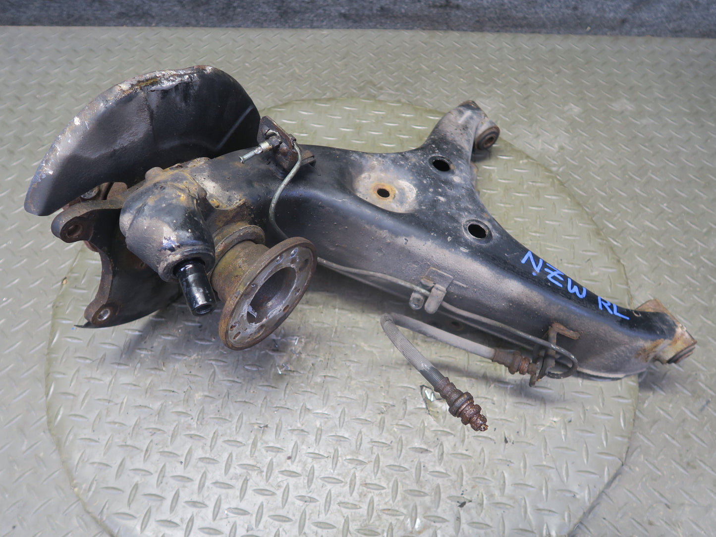 82-83 Datsun 280ZX S130 Turbo 2+0 Rear Left Trailing Arm Hub Spindle 80K OEM