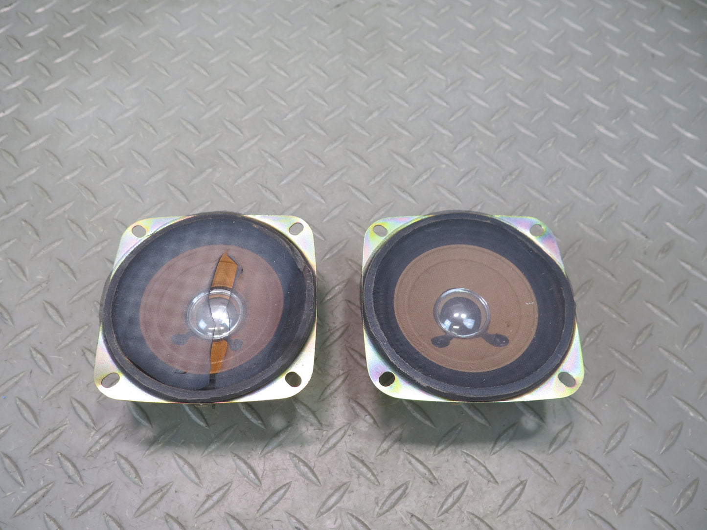 82-83 Datsun 280ZX S130 Front Dashboard Hitachi Audio Speaker Set OEM