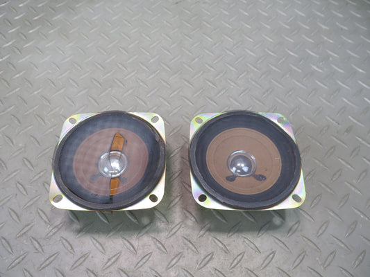 82-83 Datsun 280ZX S130 Front Dashboard Hitachi Audio Speaker Set OEM