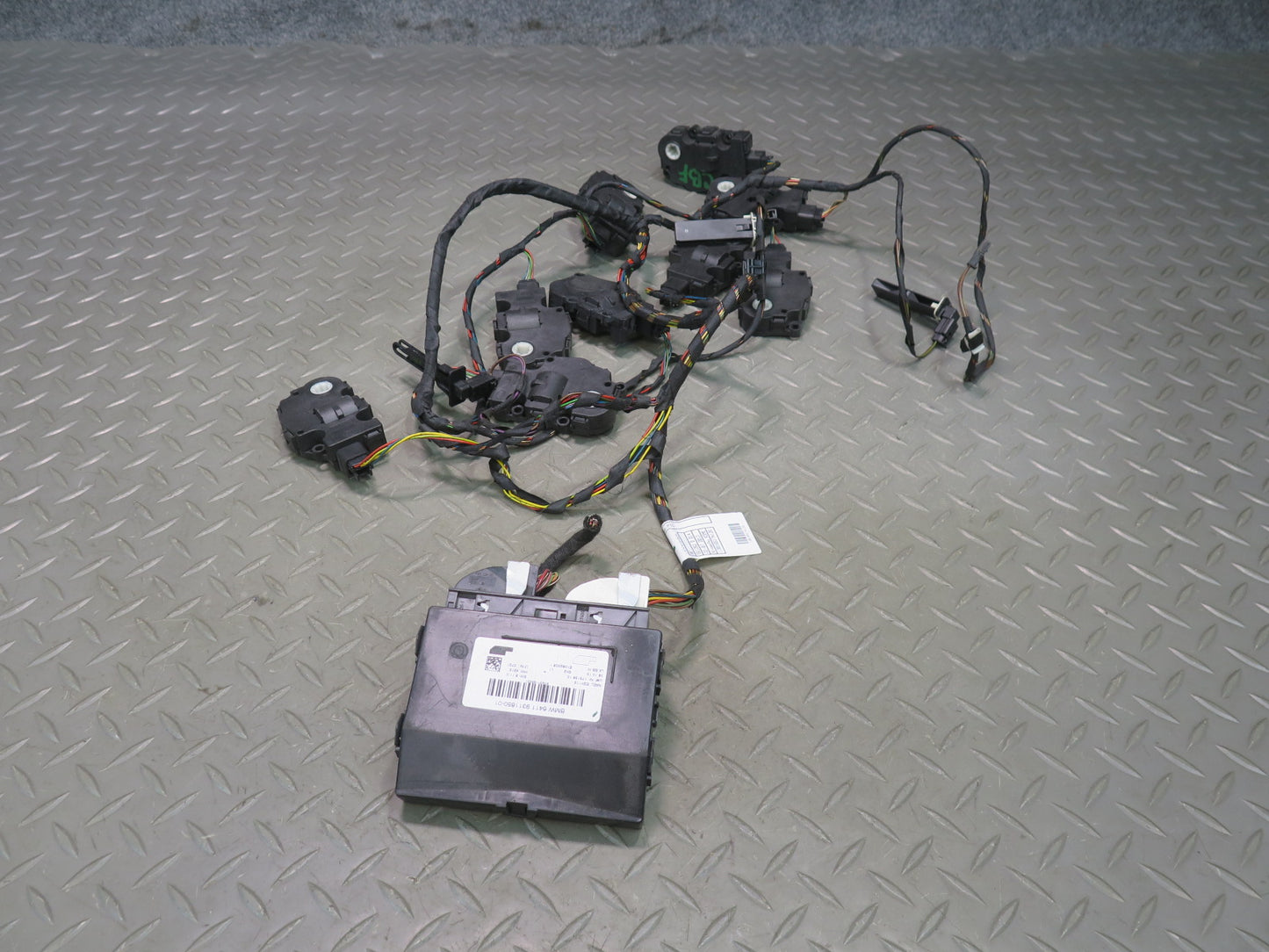 14-16 BMW F32 435iX Hvac Control Unit w Actuator Flap Motors & Wiring Set OEM