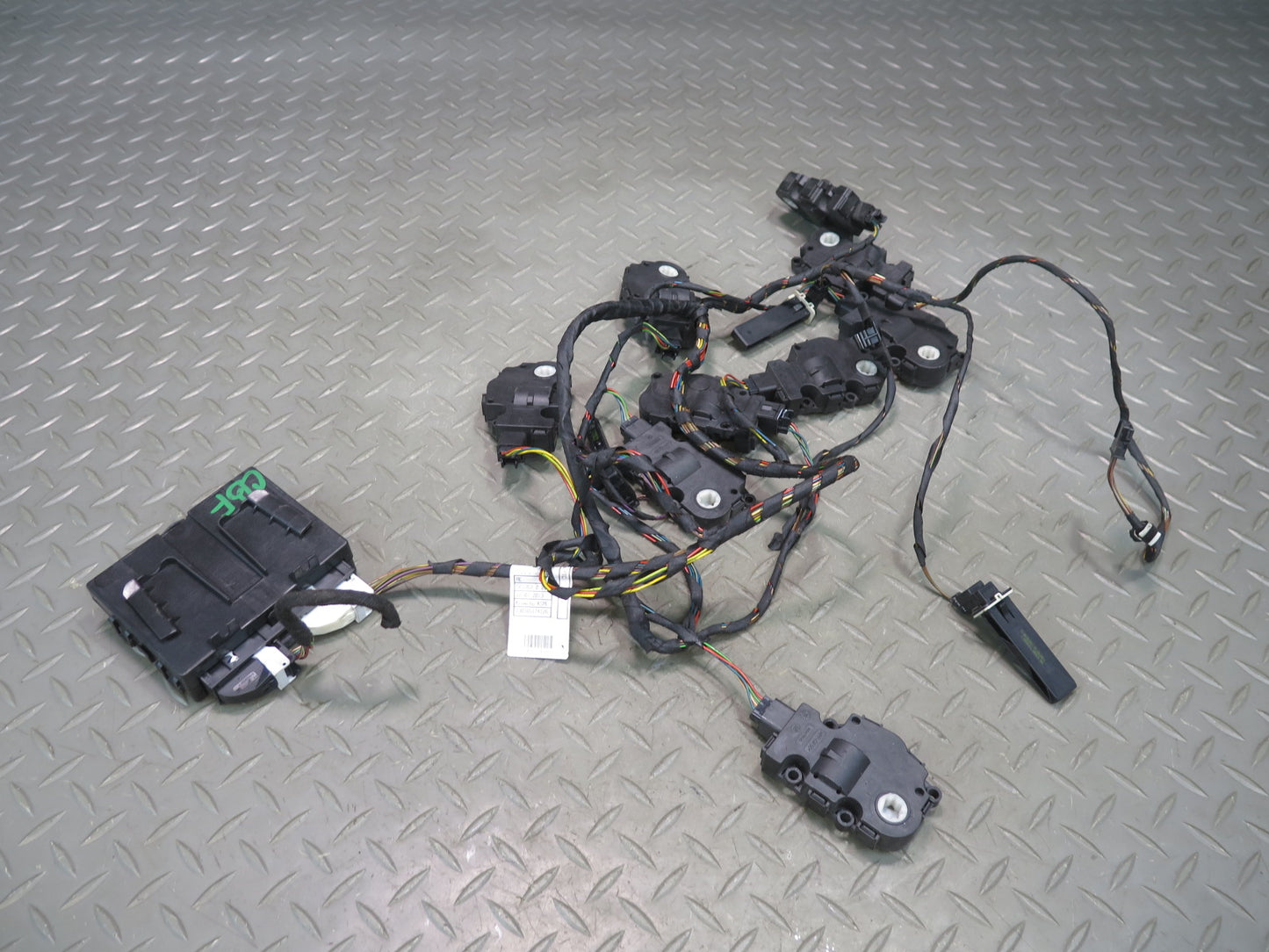 14-16 BMW F32 435iX Hvac Control Unit w Actuator Flap Motors & Wiring Set OEM