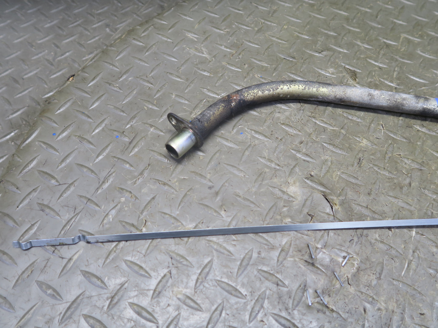 79-83 Datsun S130 280ZX 3N71B Transmission Oil Dipstick w Tube Set OEM