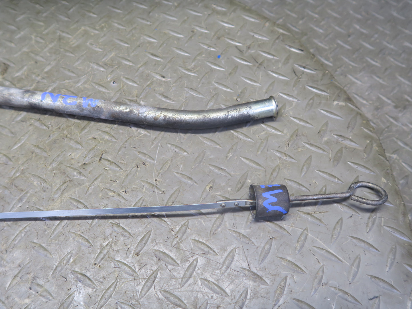 79-83 Datsun S130 280ZX 3N71B Transmission Oil Dipstick w Tube Set OEM
