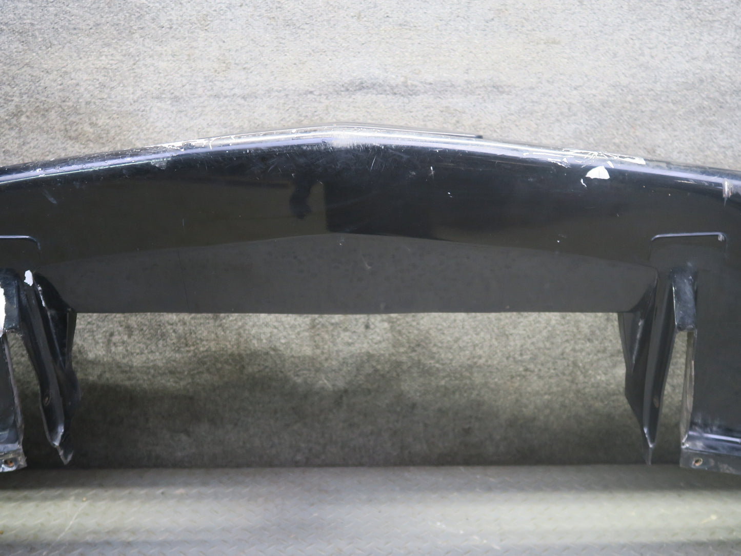 84-90 Chevrolet Corvette C4 Front Bumper Cover w License Plate Cover Black OEM