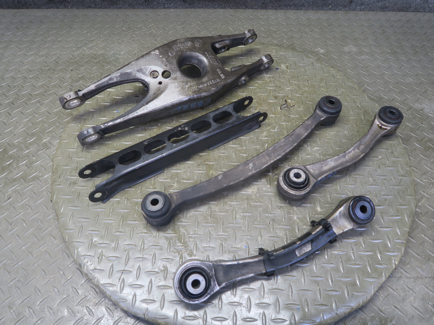 08-13 BMW E90 E92 E93 M3 Rear Left Suspension Lower & Upper Control Arm Set of 5
