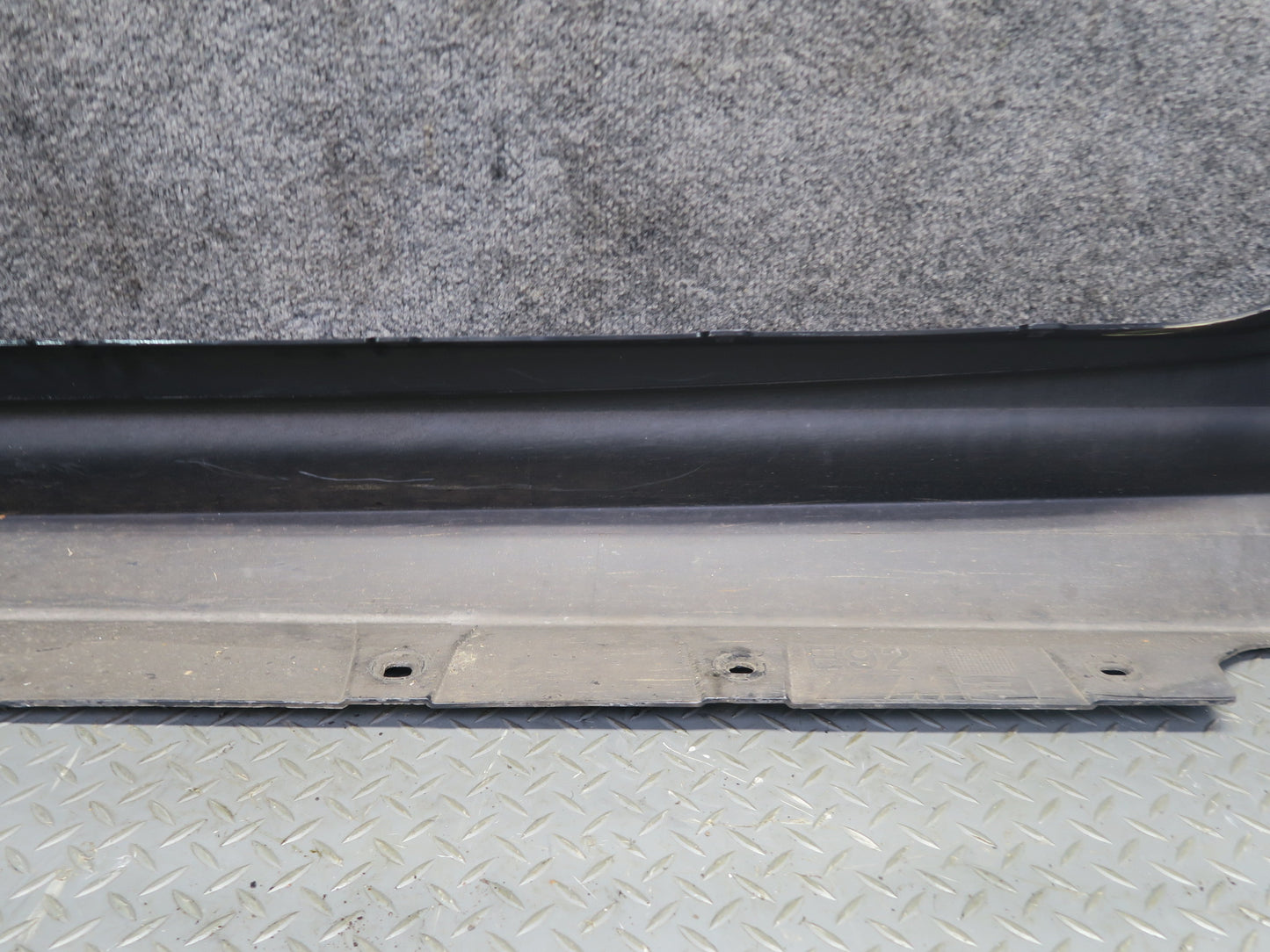 2008-2013 BMW E92 M3 Coupe Right Passenger Side Skirt Rocker Panel Cover Black