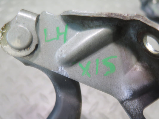 01-05 Lexus JCE10L IS300 Set of 2 Front Left & Right Hood Hinge Black OEM