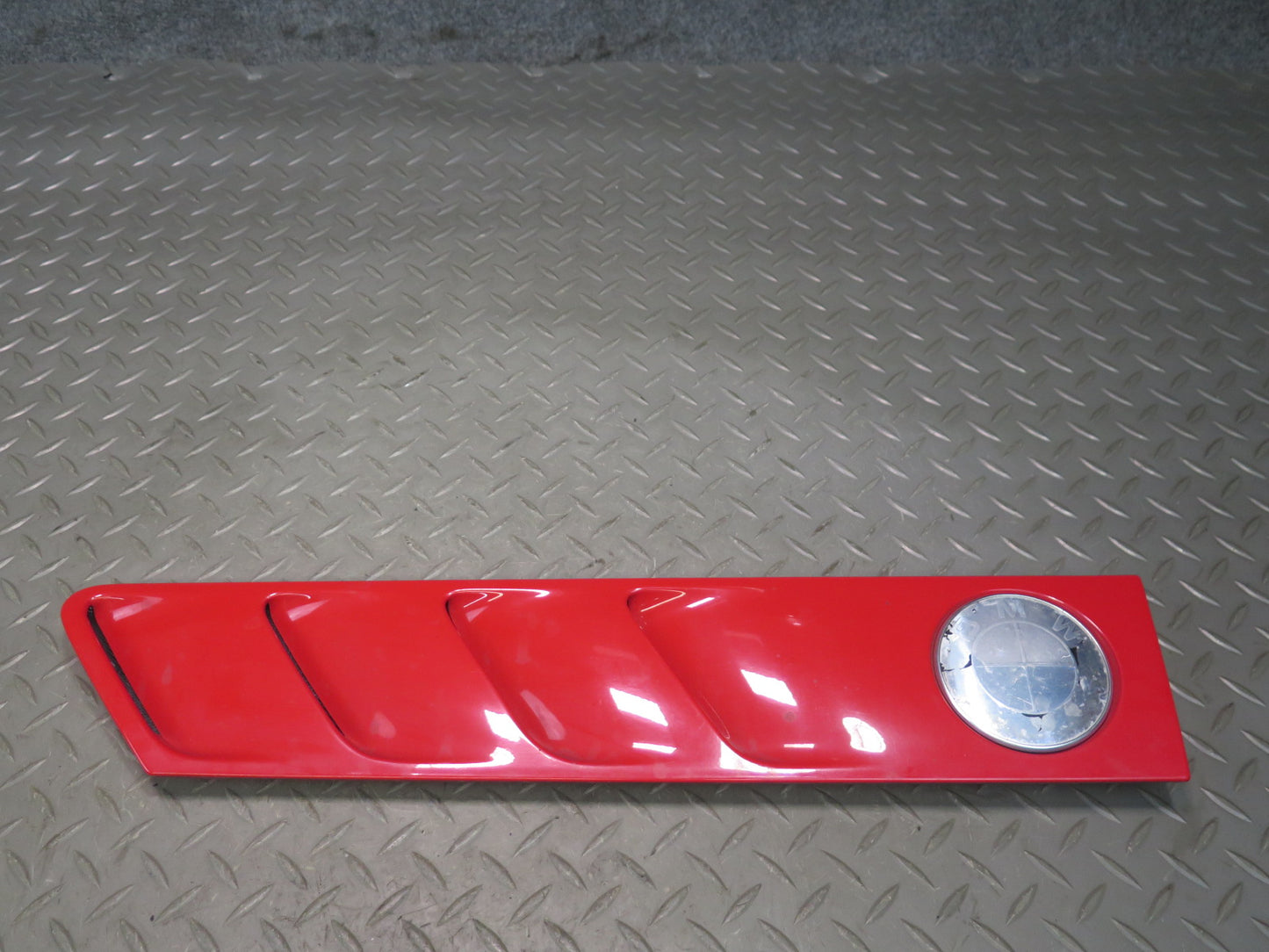 96-02 BMW E36/7 Z3 Set of 2 Front Right & Left Fender Vent Trim Cover RED OEM