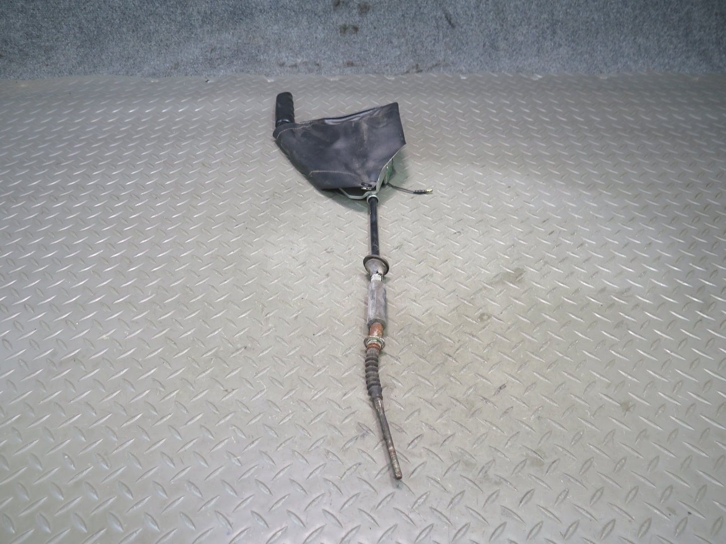 79-83 Datsun 280ZX S130 2+0 Parking Hand Brake Lever Handle w Boot OEM