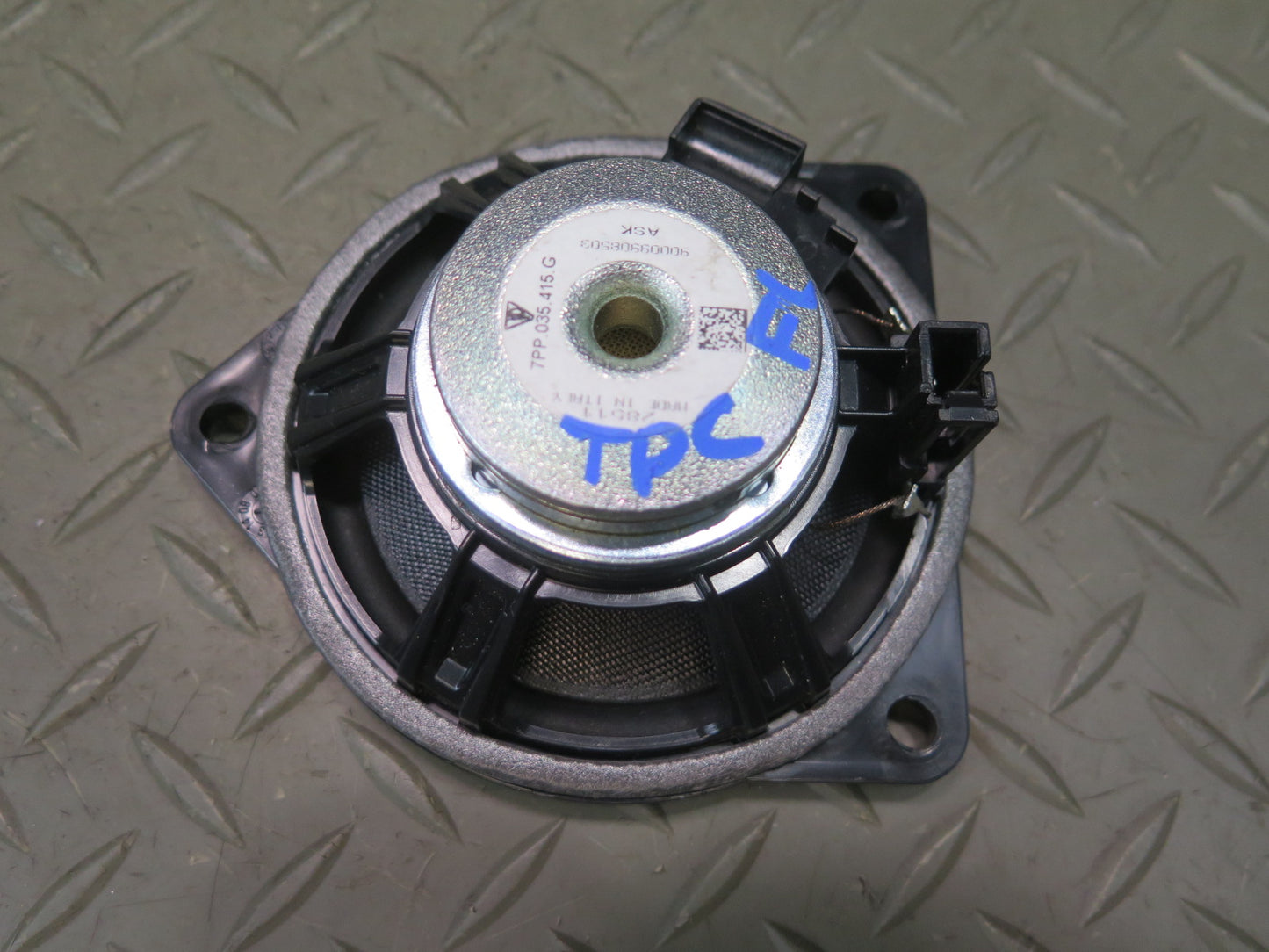 11-18 Porsche Cayenne 958 Front Right Left Side Door Audio Speaker Burmester Set