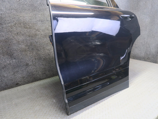 2011-2018 Porsche Cayenne 958 Rear Left Side Door Shell Panel W/ Glass Black