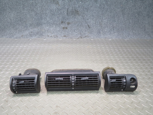96-02 BMW E36 Z3 Set of 3 Dash Front Left Center Right A/C Air Vent Grille OEM