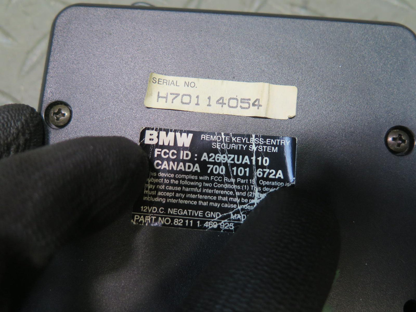 96-99 BMW E36/7 Z3 Keyless Entry Security Antenna Control Module 1469925 OEM