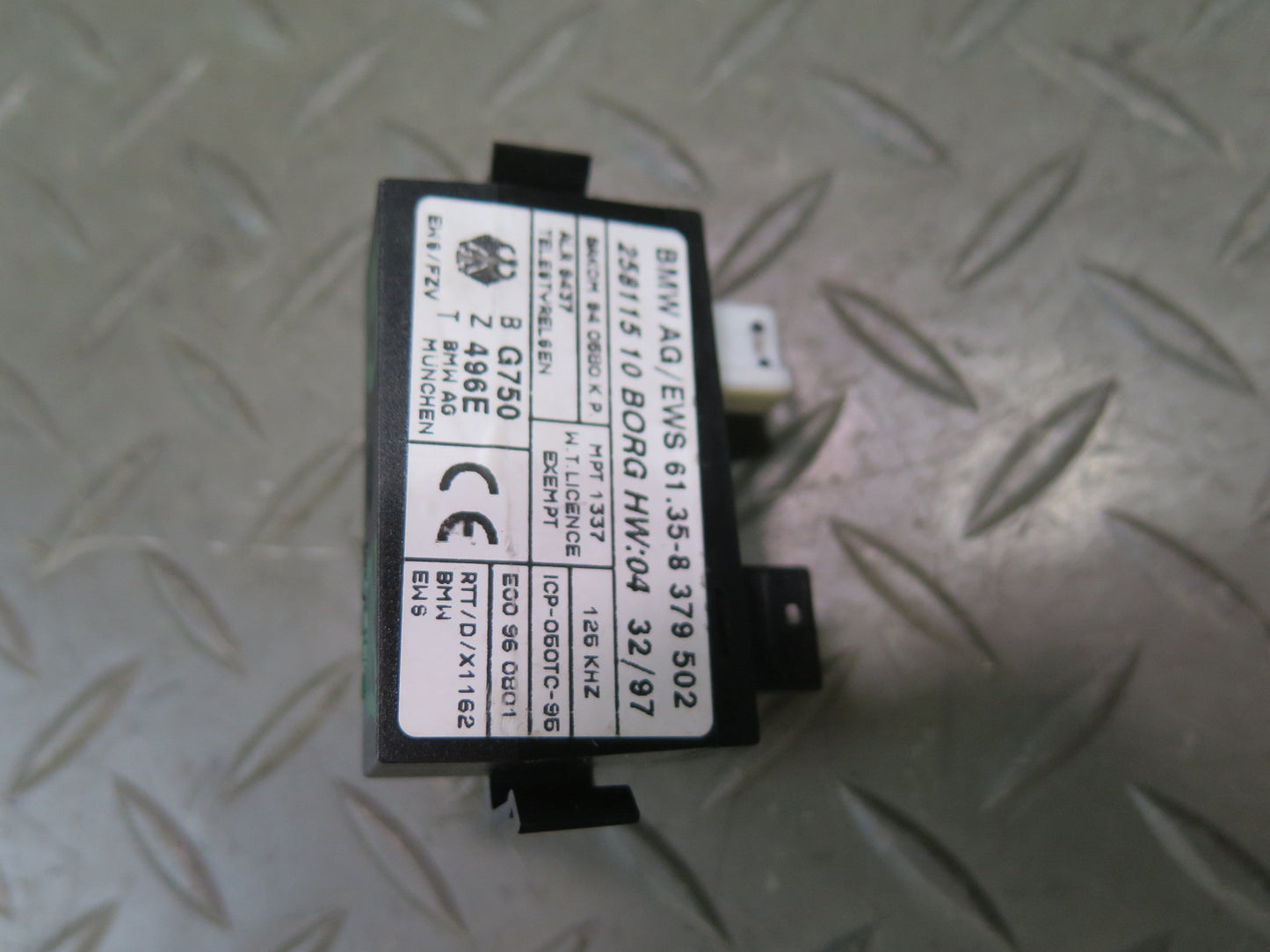 96-02 BMW E36/7 Z3 Immobilizer Transmitter Receiver Relay Module 8379502 OEM