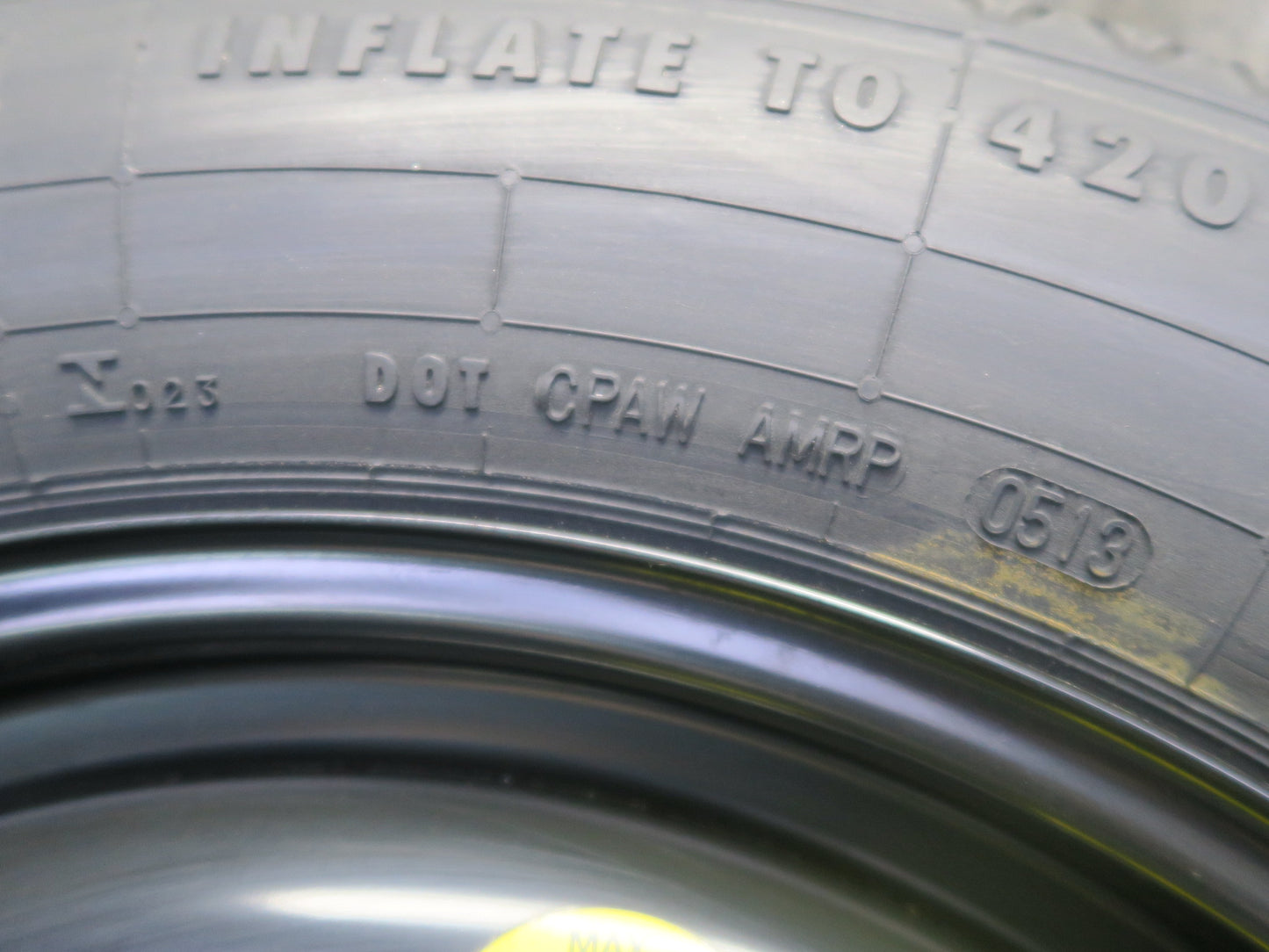 2012-2019 Range Rover Evoque L538 R18" Spare Tire Wheel Donut 18x4B ET15