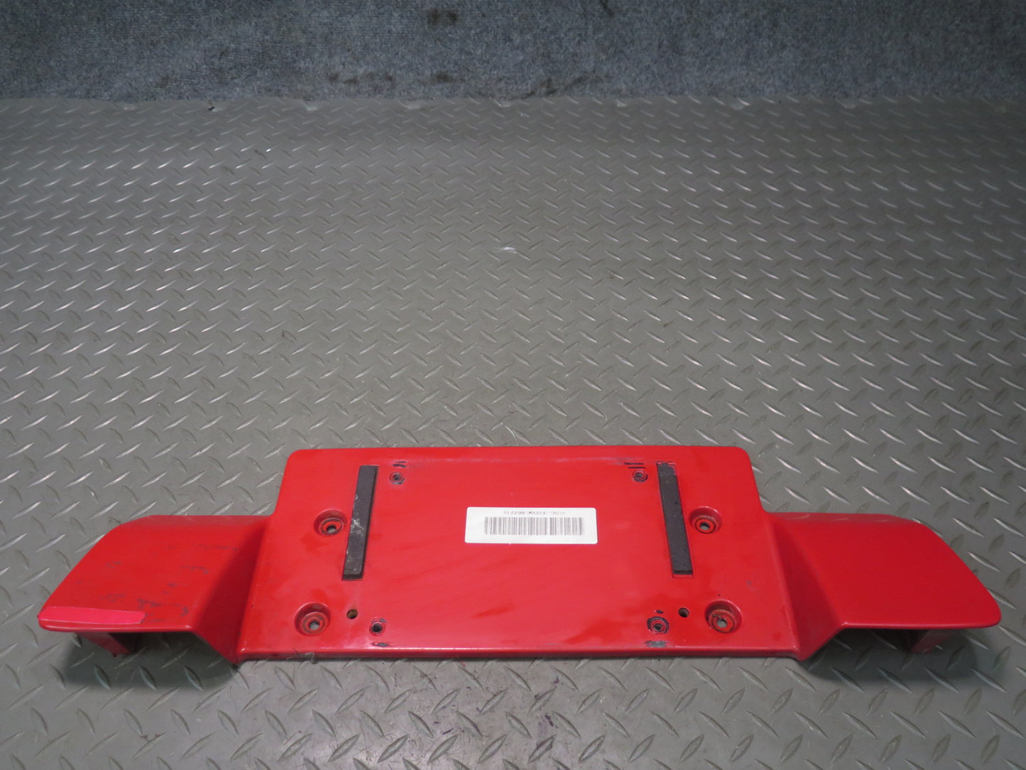 96-99 BMW E36/7 Z3 Rear License Plate Panel Mount Bracket RED 8397263 OEM