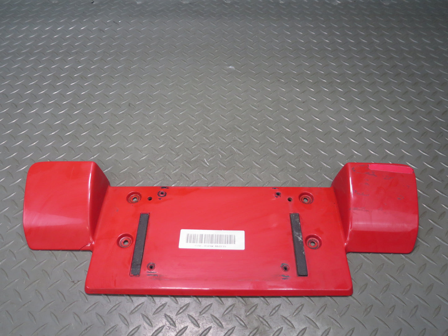 96-99 BMW E36/7 Z3 Rear License Plate Panel Mount Bracket RED 8397263 OEM