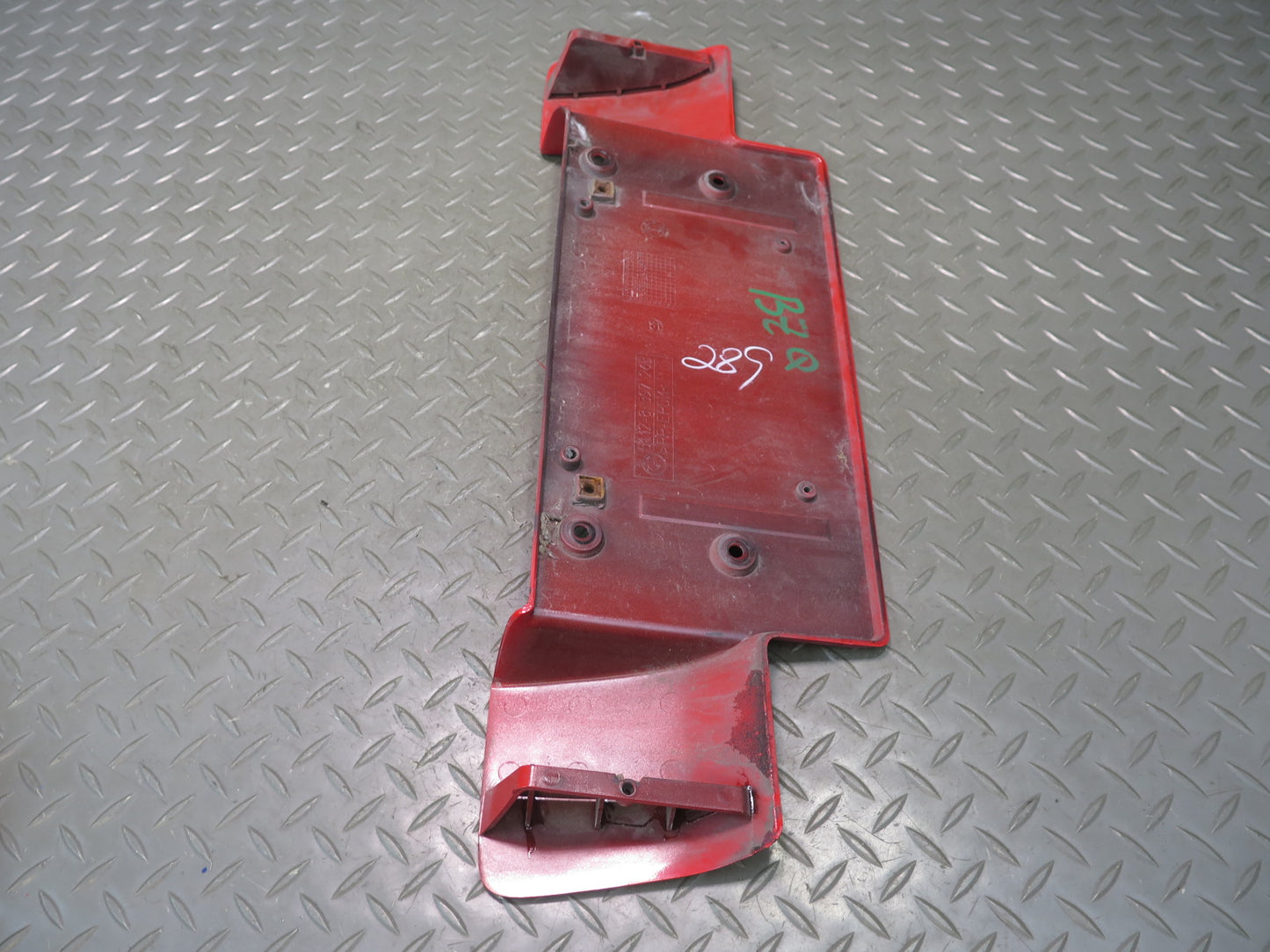 96-99 BMW E36/7 Z3 Rear License Plate Panel Mount Bracket RED 8397263 OEM