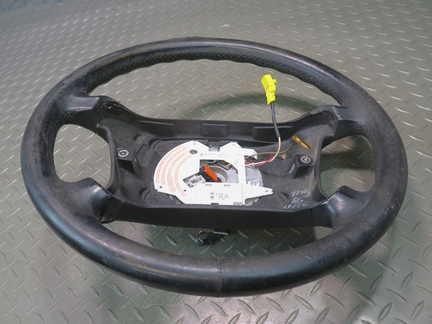 96-99 BMW E36/7 Z3 4 Spoke Leather Steering Black OEM