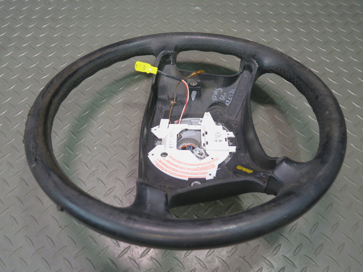 96-99 BMW E36/7 Z3 4 Spoke Leather Steering Black OEM