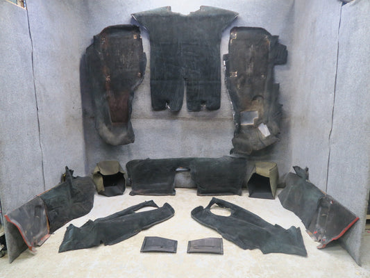 84-87 Chevrolet Corvette C4 Coupe 12pcs Interior Floor MAT Carpet Cover Set OEM