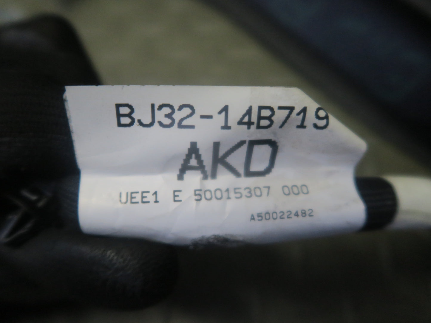 2012-2015 Range Rover Evoque L538 Front Left Seat Upper Backrest Leather Cushion