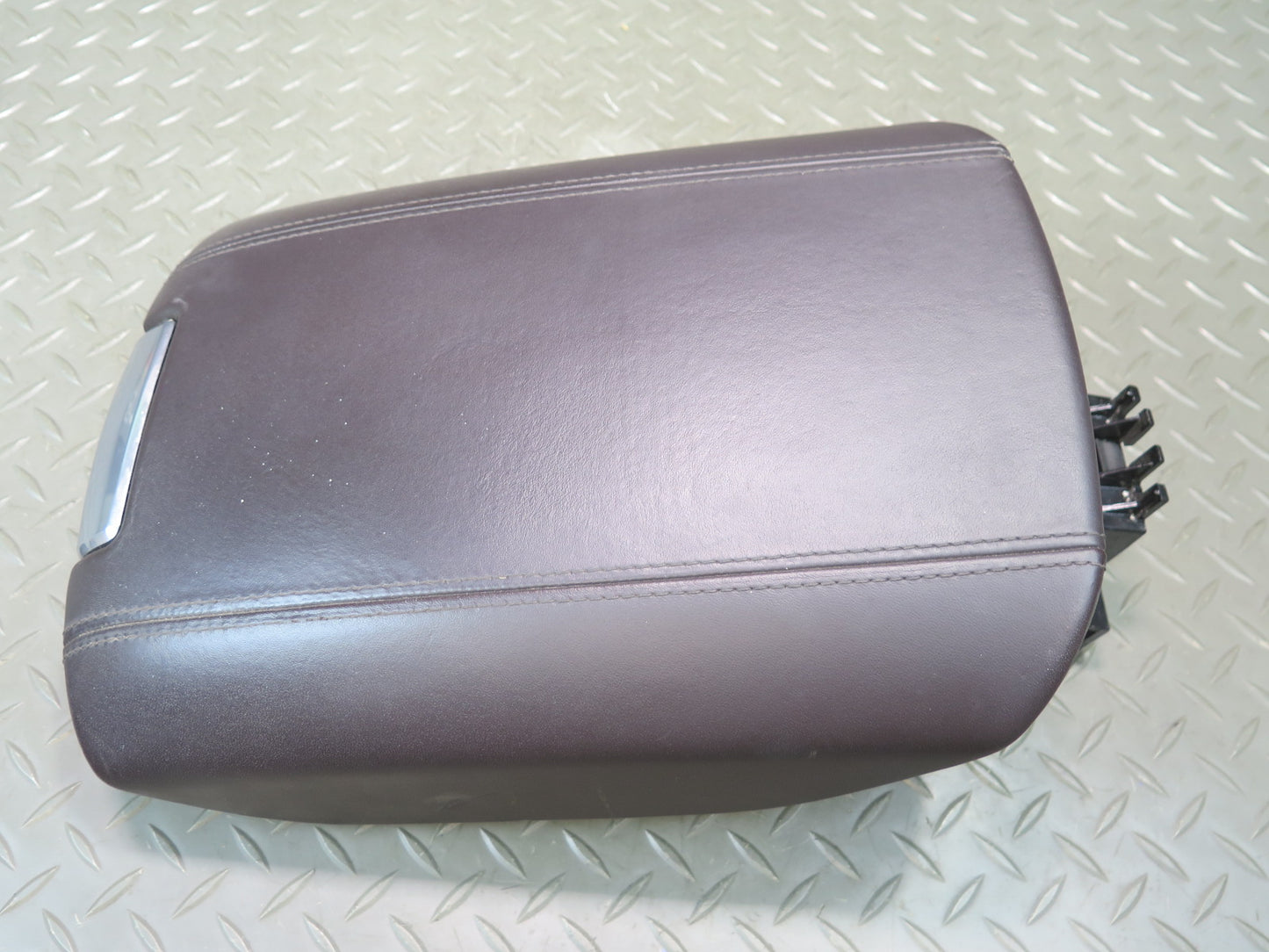 2011-2018 Porsche Cayenne 958 Center Console Lid Armrest Cover Leather Black