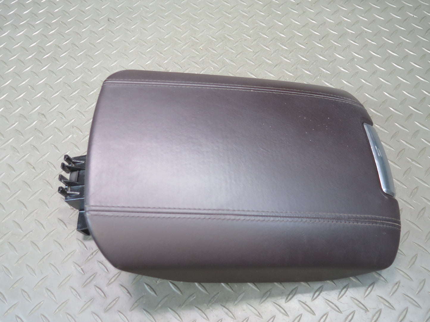 2011-2018 Porsche Cayenne 958 Center Console Lid Armrest Cover Leather Black