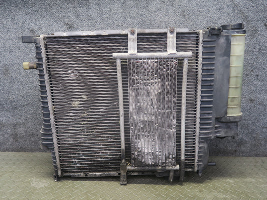 96-99 BMW E36 318iC M44 A/T Engine Radiator Condenser Oil Cooler Fan Shroud Assy
