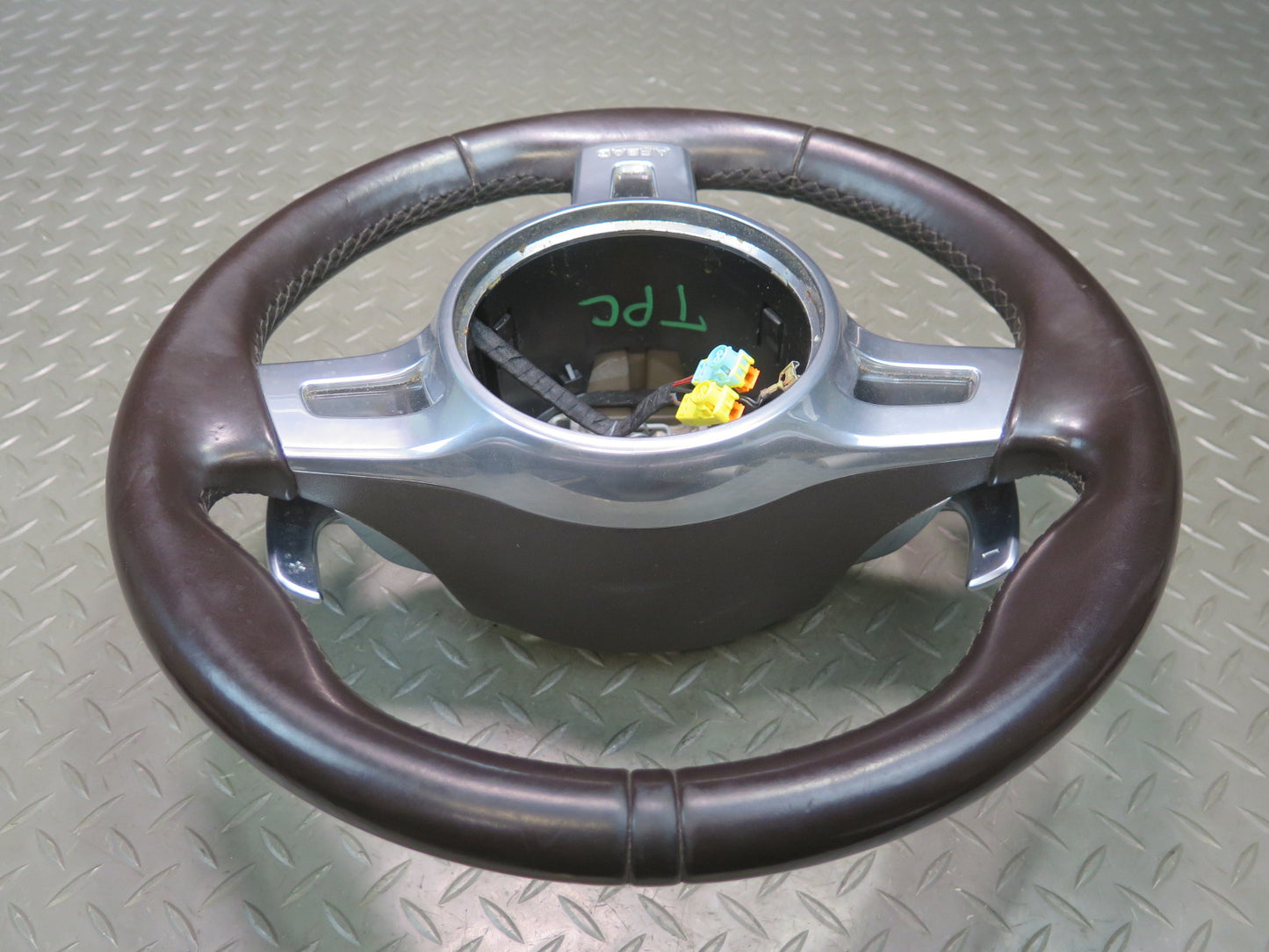 2011-2014 Porsche Cayenne 958 3-SPOKE Sport Steering Leather W/ Paddles Espresso