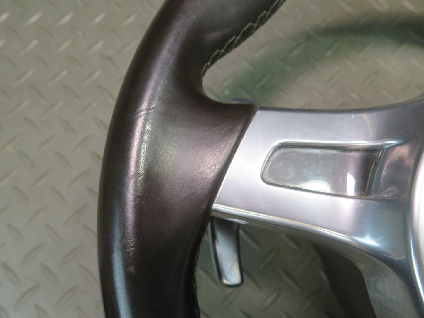 2011-2014 Porsche Cayenne 958 3-SPOKE Sport Steering Leather W/ Paddles Espresso