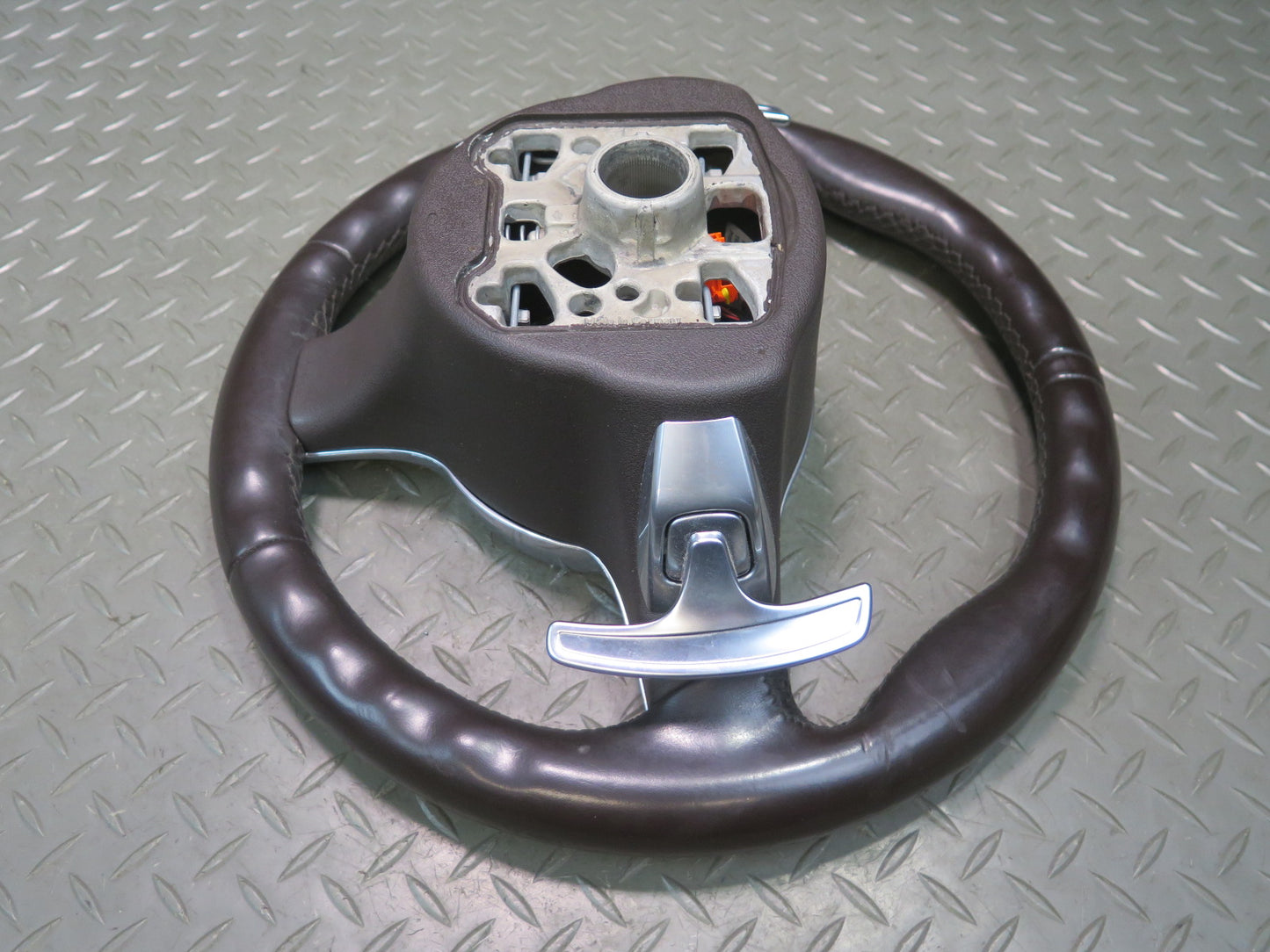 2011-2014 Porsche Cayenne 958 3-SPOKE Sport Steering Leather W/ Paddles Espresso