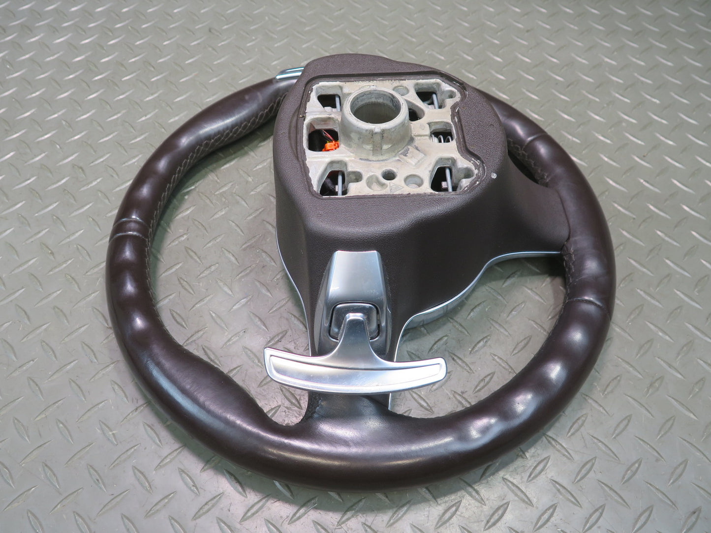 2011-2014 Porsche Cayenne 958 3-SPOKE Sport Steering Leather W/ Paddles Espresso