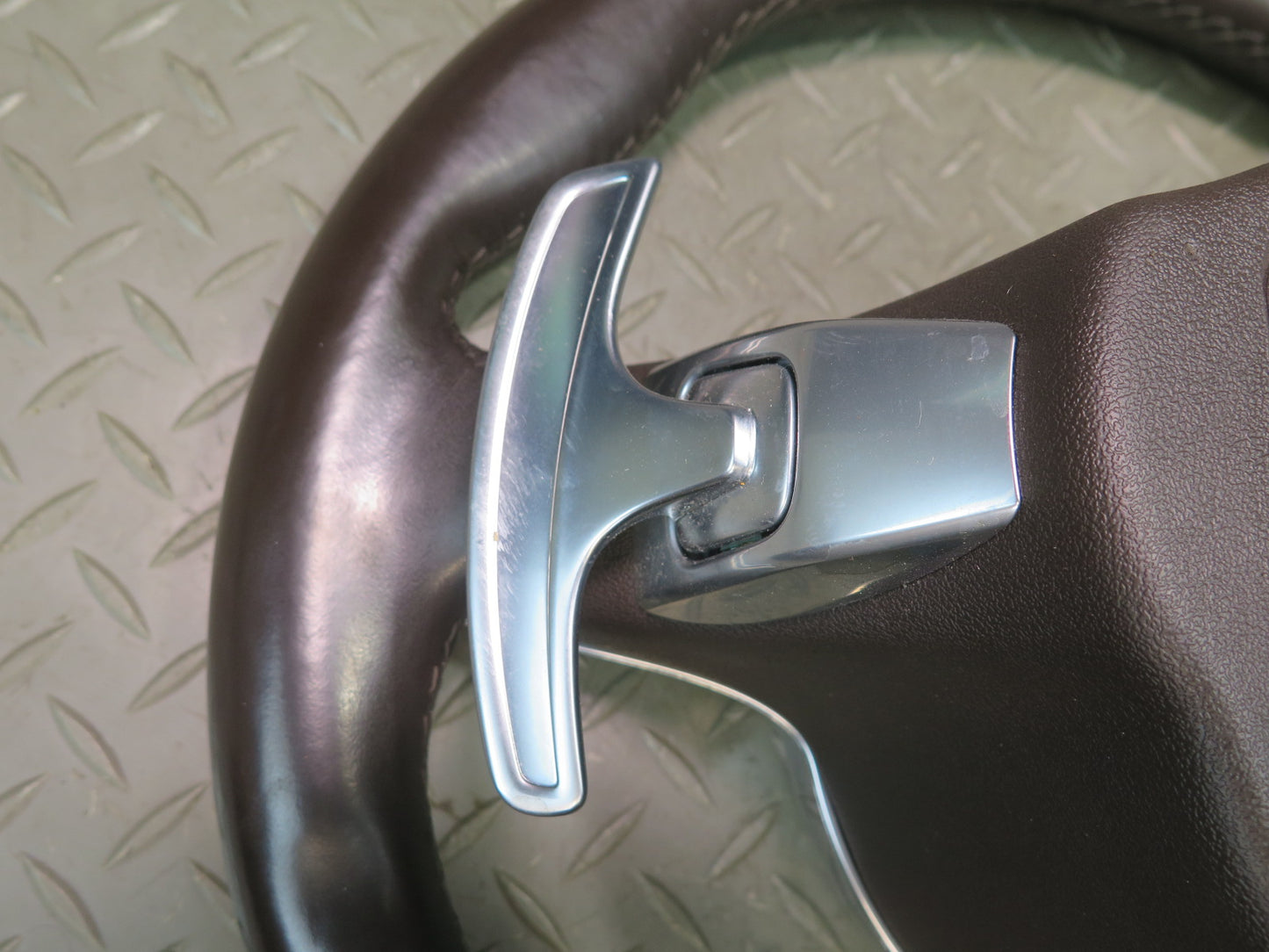2011-2014 Porsche Cayenne 958 3-SPOKE Sport Steering Leather W/ Paddles Espresso