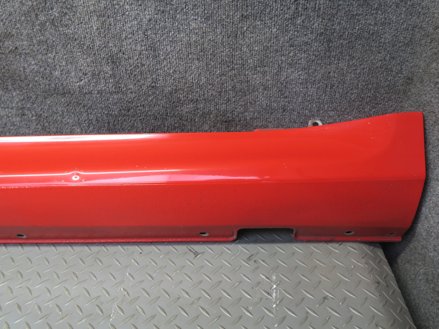 97-02 BMW E36/7 Z3 Left Side Skirt Rocker Panel Lower Molding RED OEM