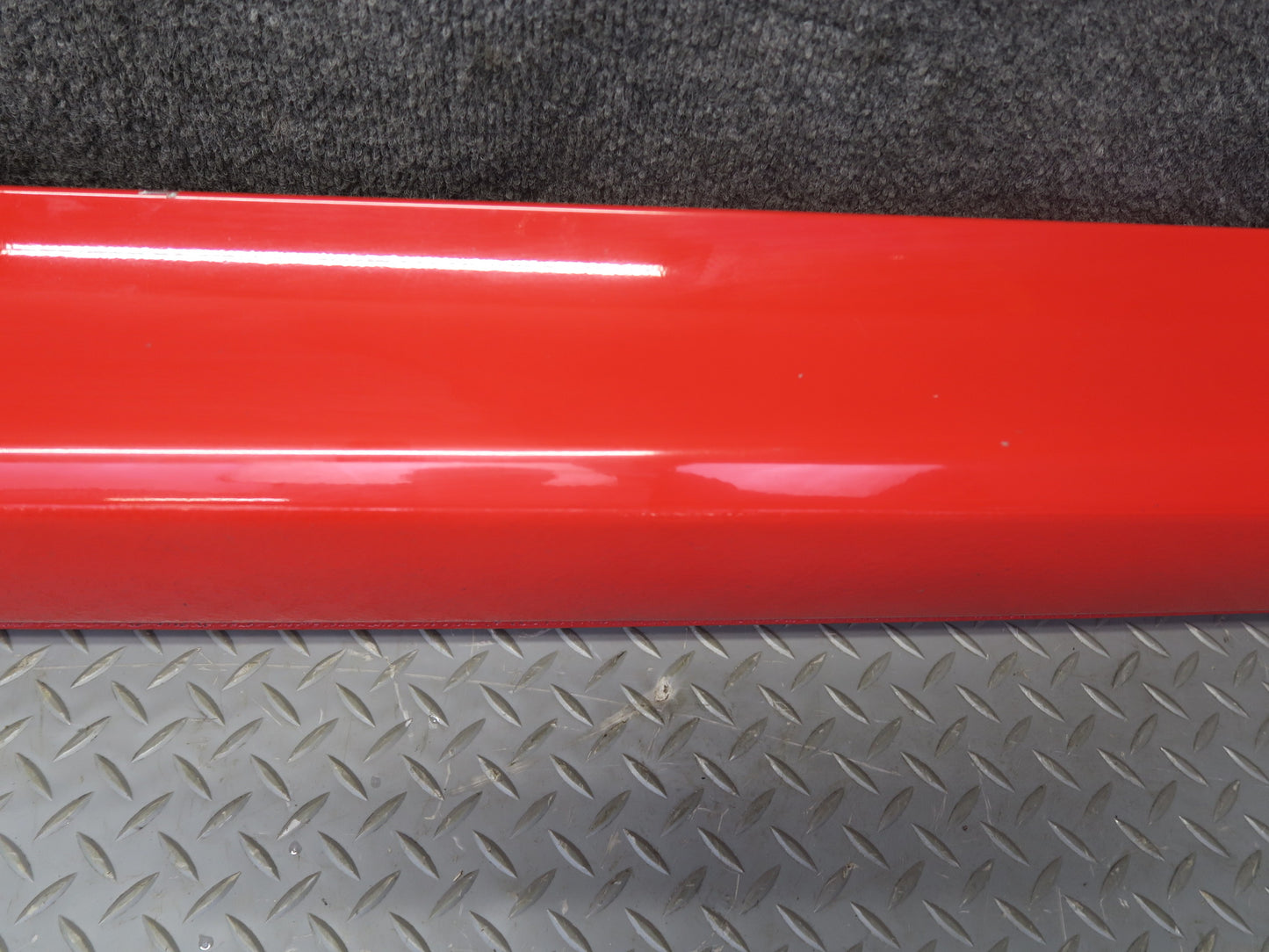 97-02 BMW E36/7 Z3 Left Side Skirt Rocker Panel Lower Molding RED OEM