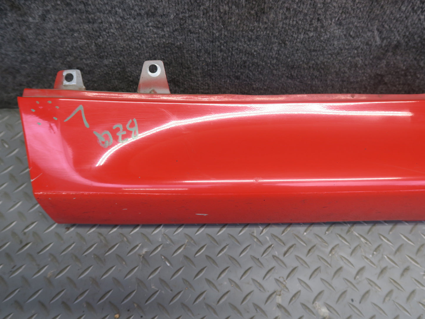 97-02 BMW E36/7 Z3 Left Side Skirt Rocker Panel Lower Molding RED OEM