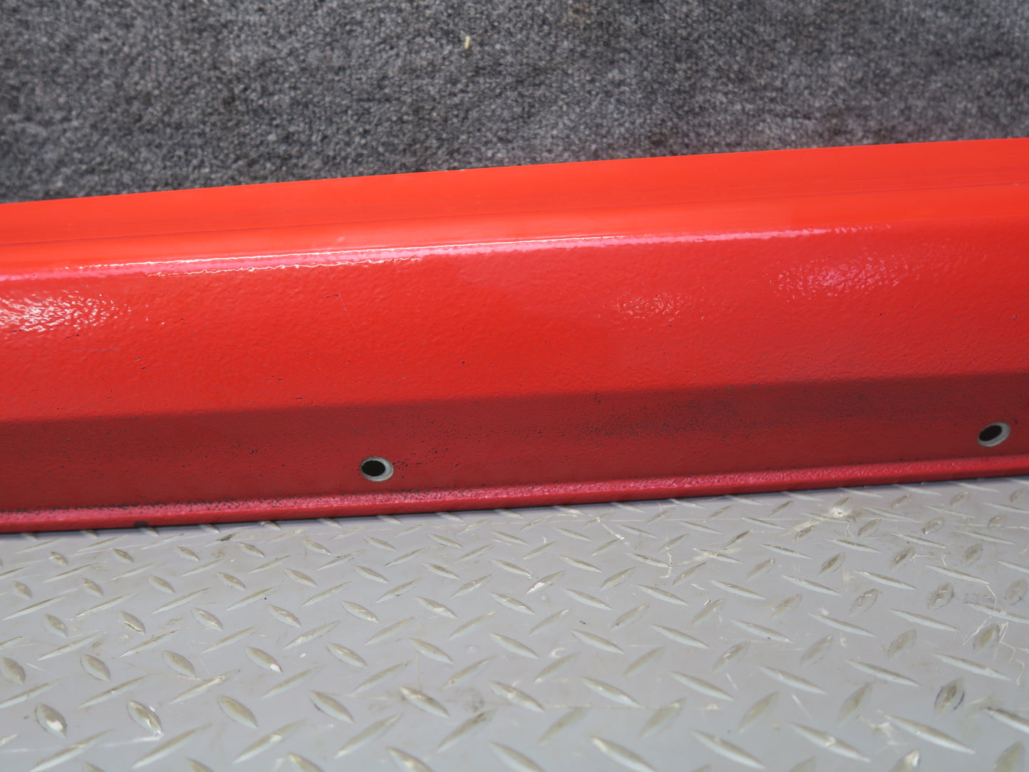 97-02 BMW E36/7 Z3 Left Side Skirt Rocker Panel Lower Molding RED OEM