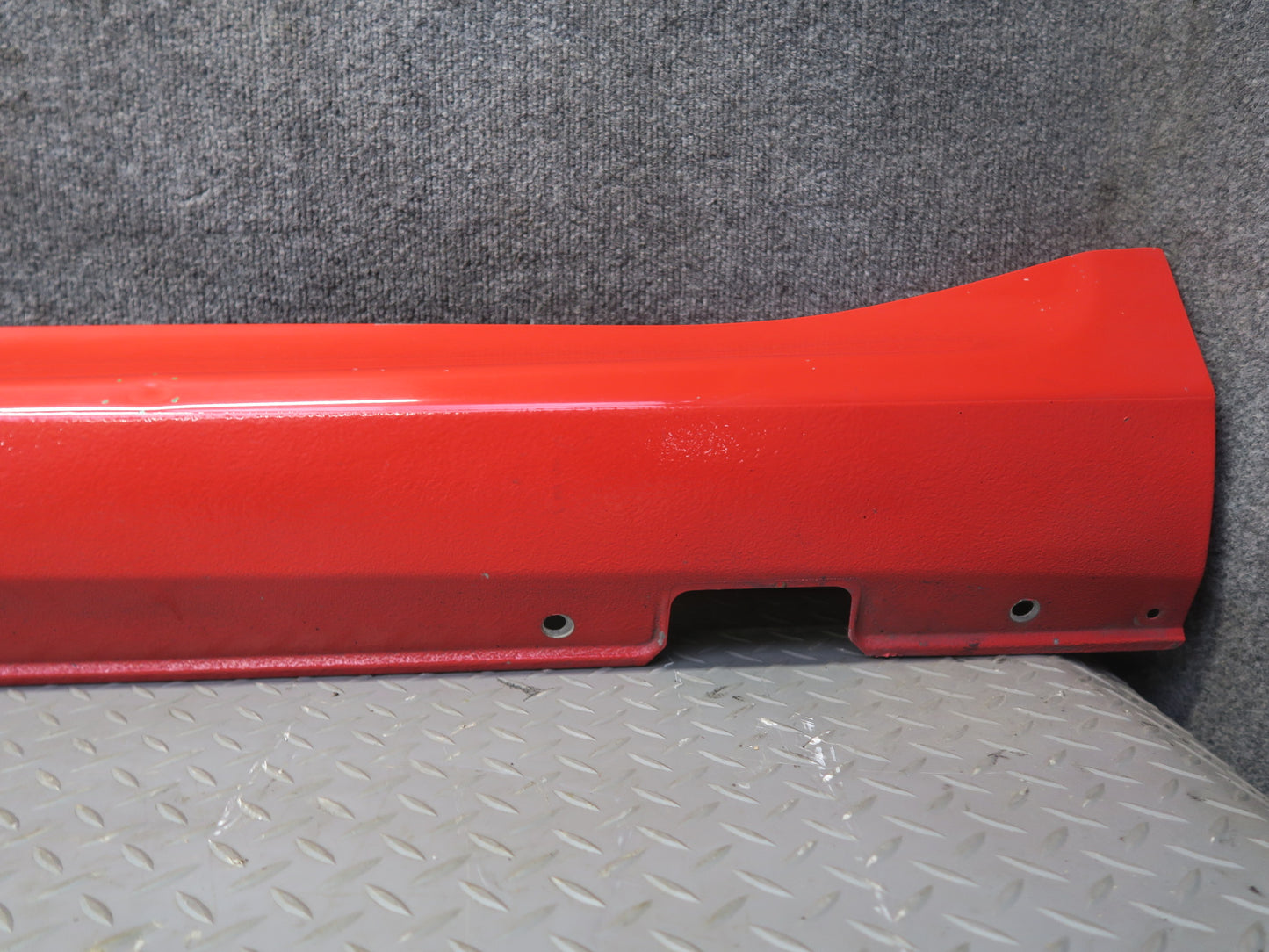 97-02 BMW E36/7 Z3 Left Side Skirt Rocker Panel Lower Molding RED OEM