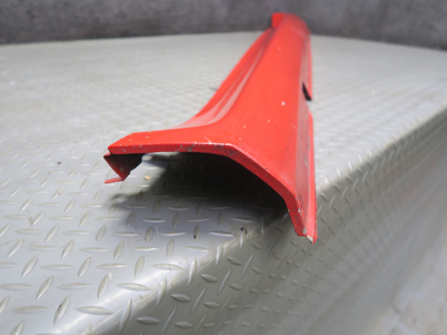 97-02 BMW E36/7 Z3 Left Side Skirt Rocker Panel Lower Molding RED OEM