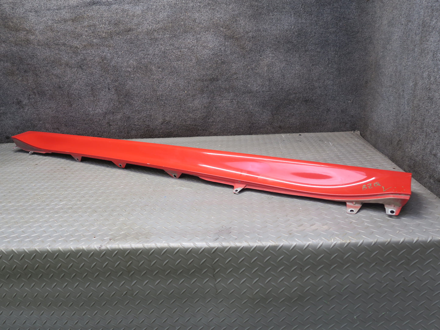 97-02 BMW E36/7 Z3 Left Side Skirt Rocker Panel Lower Molding RED OEM