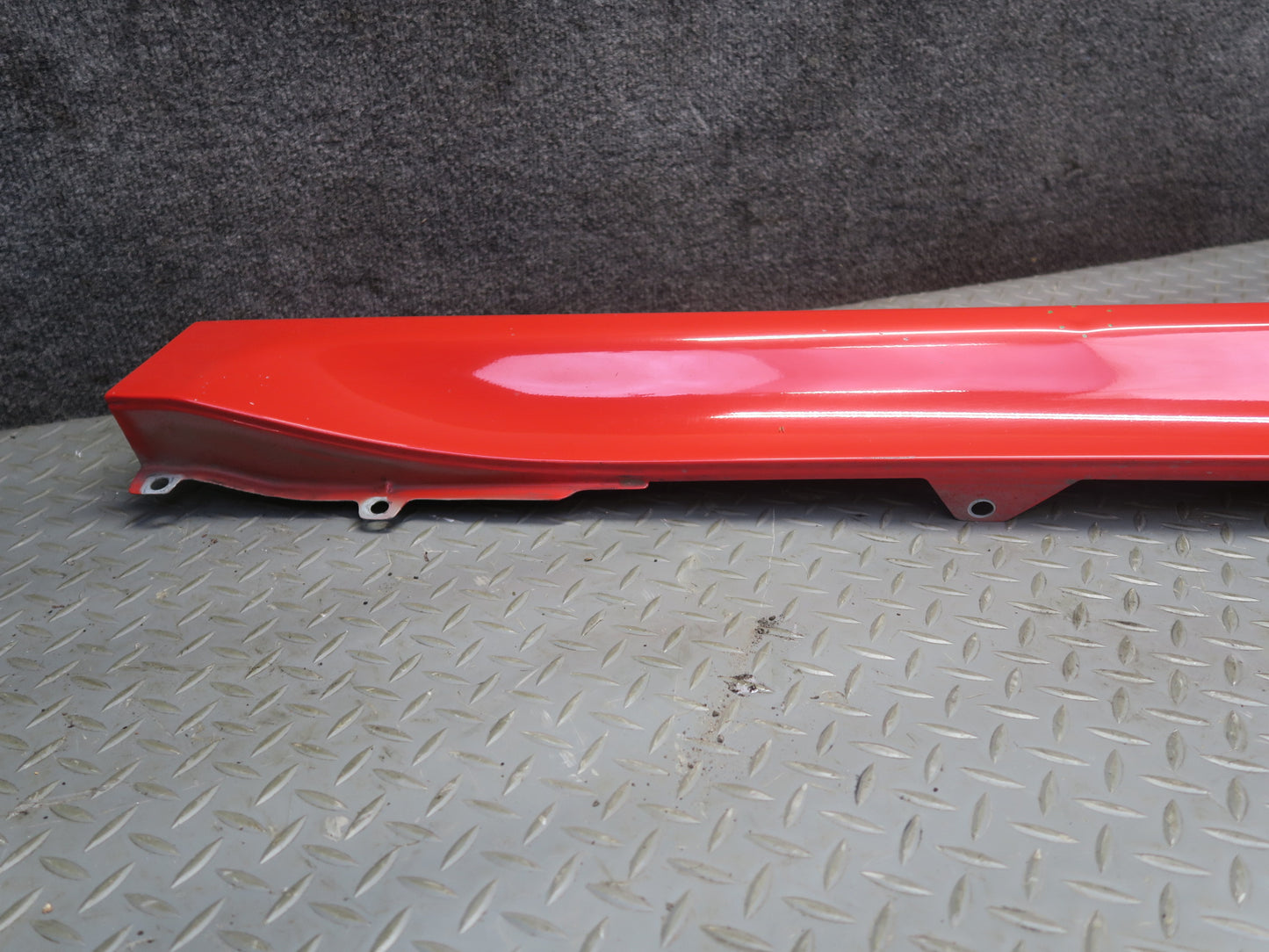 97-02 BMW E36/7 Z3 Left Side Skirt Rocker Panel Lower Molding RED OEM